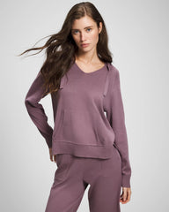 Cotton Sweater Hoodie - PURPLE FLINT | Soma Women