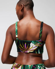 V-Wire Cropped Bikini Top - BUNGALOW PALMS MINI IVORY | Soma Women
