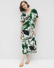 Pamilla Midi Bra Dress - INKY LEAVES GRAND COCONUT | Soma Women