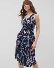 Cross Back Strap Bra Dress - SO RELEAFED GRAND NAVY | Soma Women