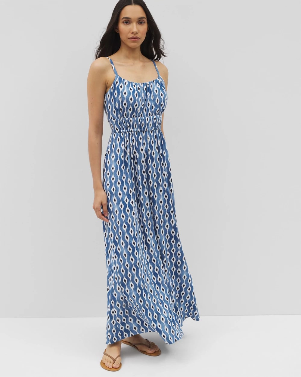 Paradiso Maxi Bra Dress - REVERIE GEO COCONUT | Soma Women
