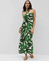 Retreat Maxi Bra Dress - TROPICAL BREEZE G PALM | Soma Women