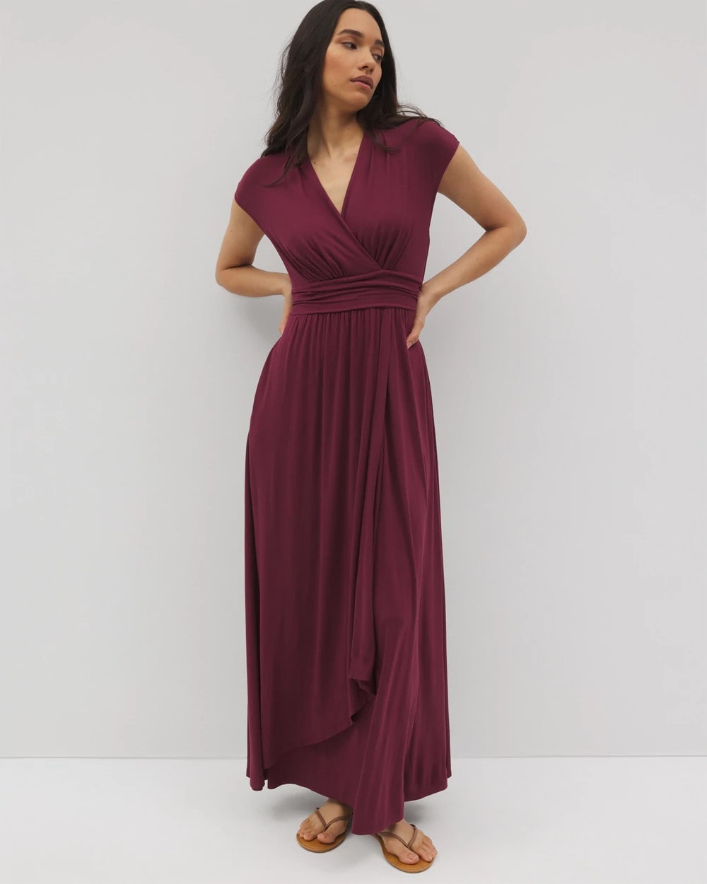Serenity Maxi Bra Dress - VELVET PLUM | Soma Women