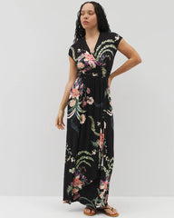 Serenity Maxi Bra Dress - PARADISE PLUMES DRAMA G B | Soma Women