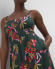 Paradiso Short Bra Dress - SUNRISE FLORA M EMERALD | Soma Women