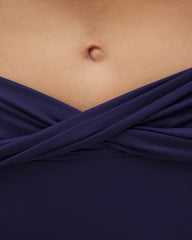 Twist-Front Bikini Bottoms - TRUE BLUE | Soma Women