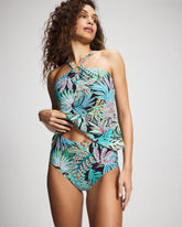 Sea Life High-Waist Swim Bottom - BLACK MULTI | Soma Women