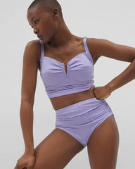 Seersucker High-Waist Bottoms - BLUE SEERSUCKER | Soma Women