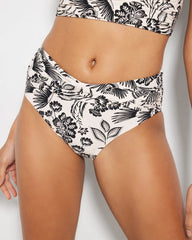 Twist-Front Bikini Bottom - FLY BY NIGHT MINI COCONUT | Soma Women