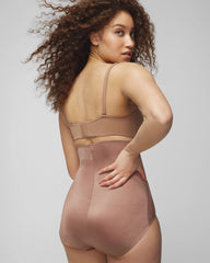 Mid-Level Shaping Vanishing Edge High-Waist Brief - WARM SIENNA | Soma Women