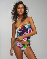 Ruched Bikini Bottoms - PAINTED IN PARADISE NAVY | Soma Women