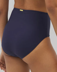Beyond Control Sea Life High-Waist Swim Bottom - DARK NAVY | Soma Women