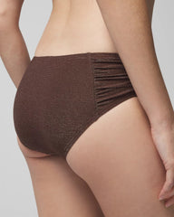 Ruched Bikini Bottoms - DOLCE VIDA DARK NUDE | Soma Women