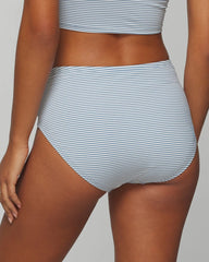 Seersucker High-Waist Bottoms - BLUE STRIPE | Soma Women