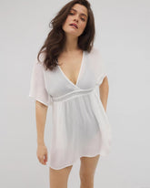 Rayon Crepe Cover Up - COCONUT | Soma Women