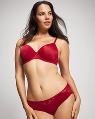 Perfect Coverage Convertible Bra with Lace back - PAINT THE TOWN RED | Soma Women