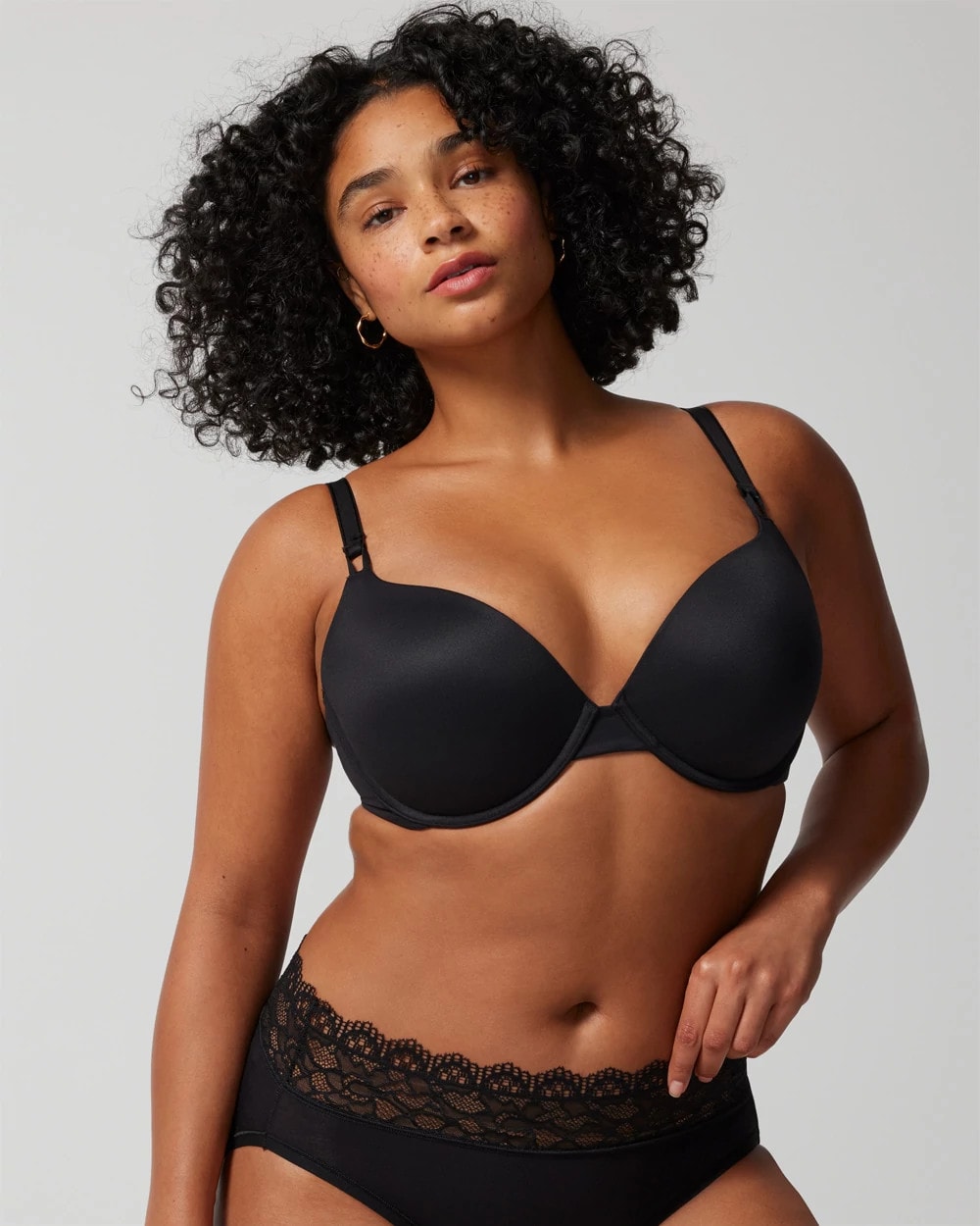 Push-Up Plunge Bra - BLACK | Soma Women