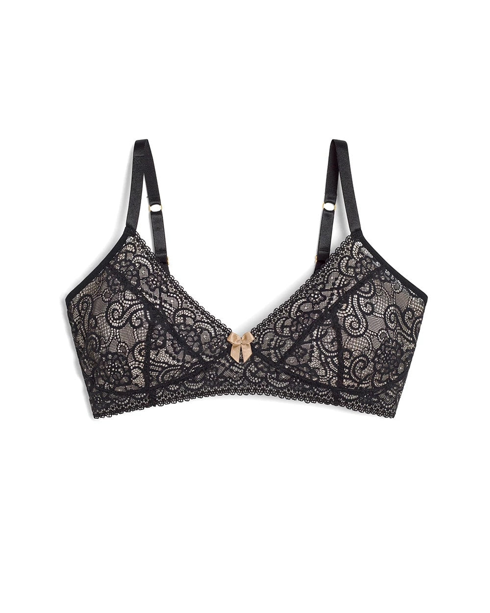 Wireless Pocketed Lace Bra - BLACK | Soma Women