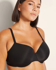 Lightly Lined Perfect Coverage Bra - BLACK | Soma Women