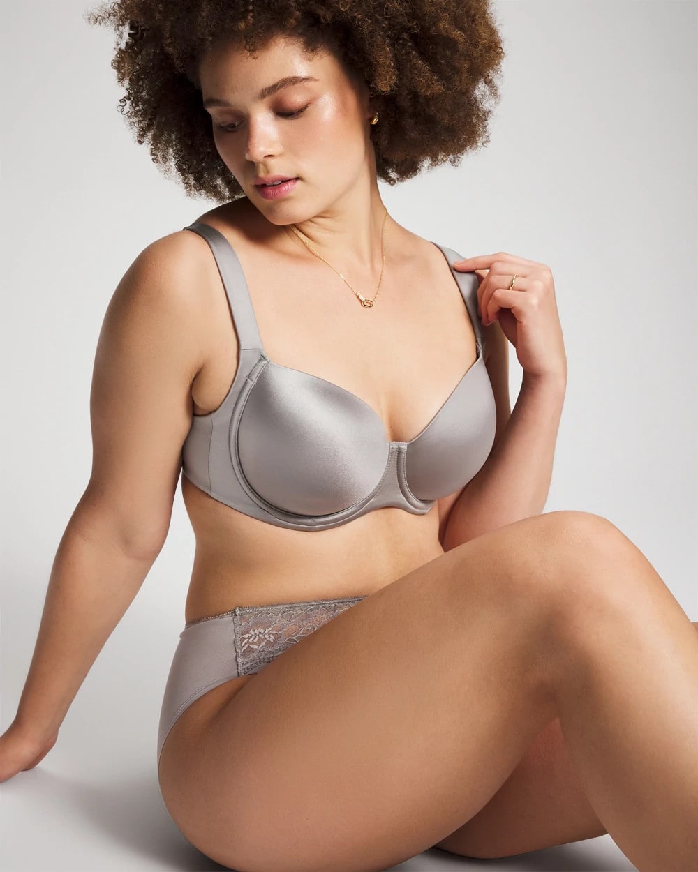 Full Coverage Bra - MINERAL GRAY | Soma Women