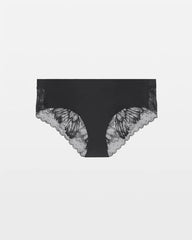 Cheeky Hipster Panty with Lace Back - BLACK | Soma Women