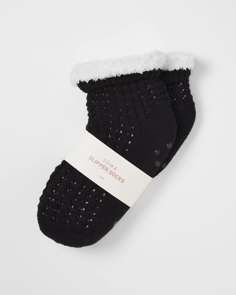 Slipper Socks - BLACK | Soma Women