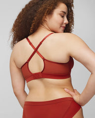 Convertible Bralette with Mesh Trim - SIERRA REDWOOD | Soma Women