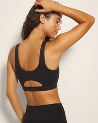 High-Neck Yoga Bra - BLACK | Soma Women