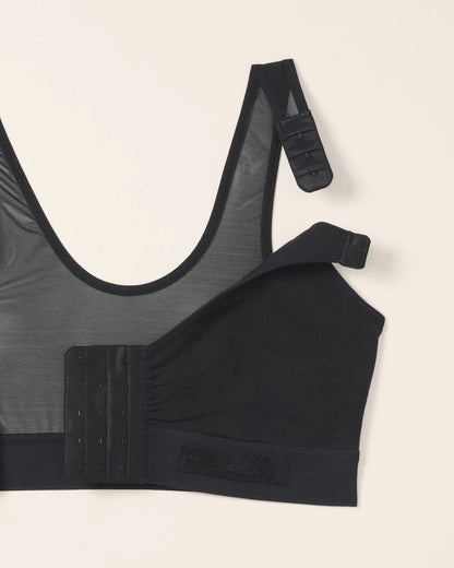 Post-Surgical Recovery Bra with Drain Pockets - BLACK | Soma Women