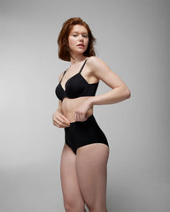 Mid-Level Shaping Vanishing Edge Brief - BLACK | Soma Women