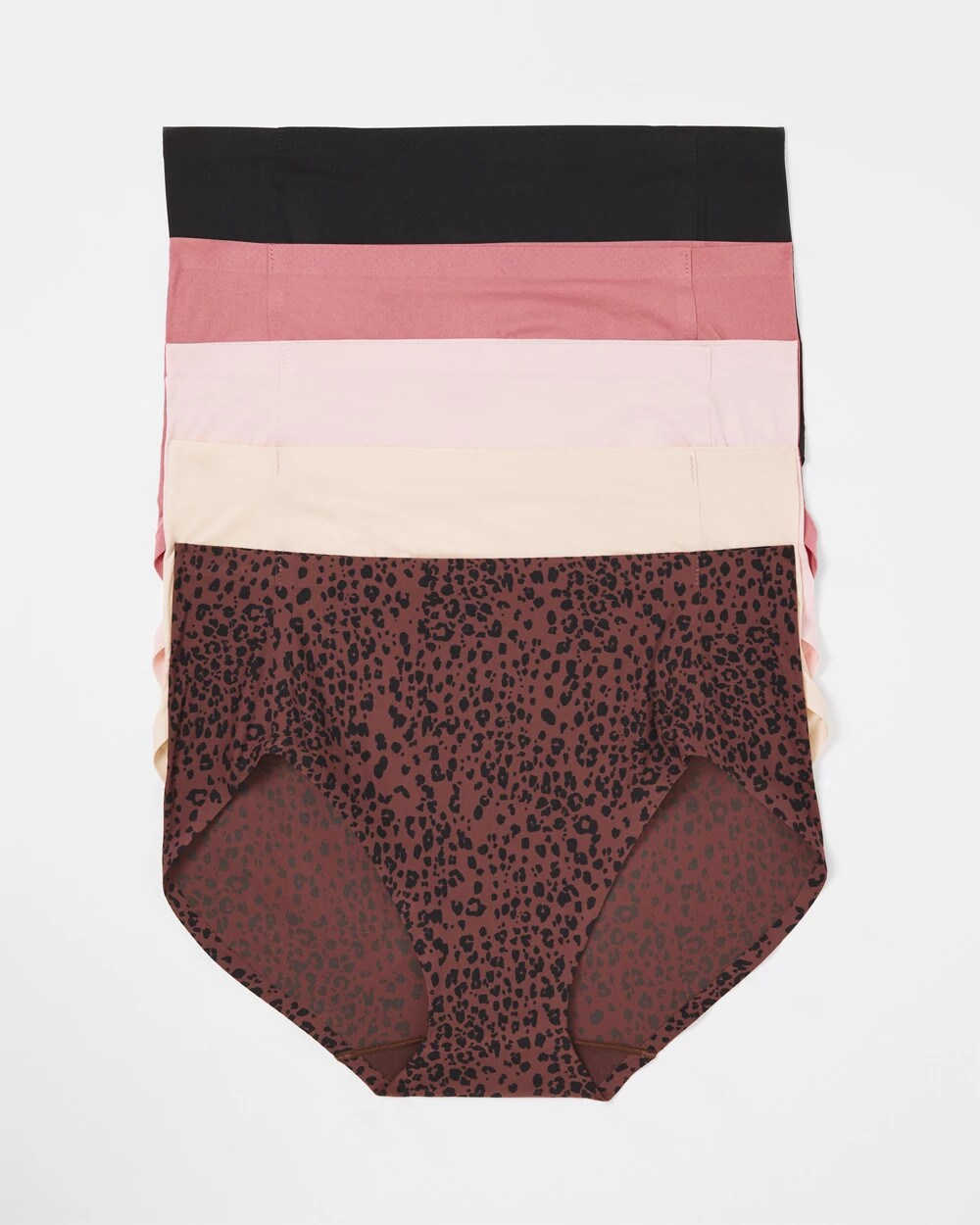 Soft Stretch Modern Brief Panty 5 Pack - HOT SPOT MULTI PACK | Soma Women