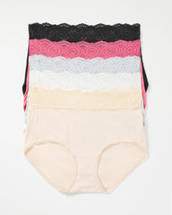 Crochet Lace Brief Panty Pack - RAPTURE ROSE MULTIPACK | Soma Women