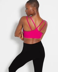 Yoga Bra - PINK COSMO | Soma Women