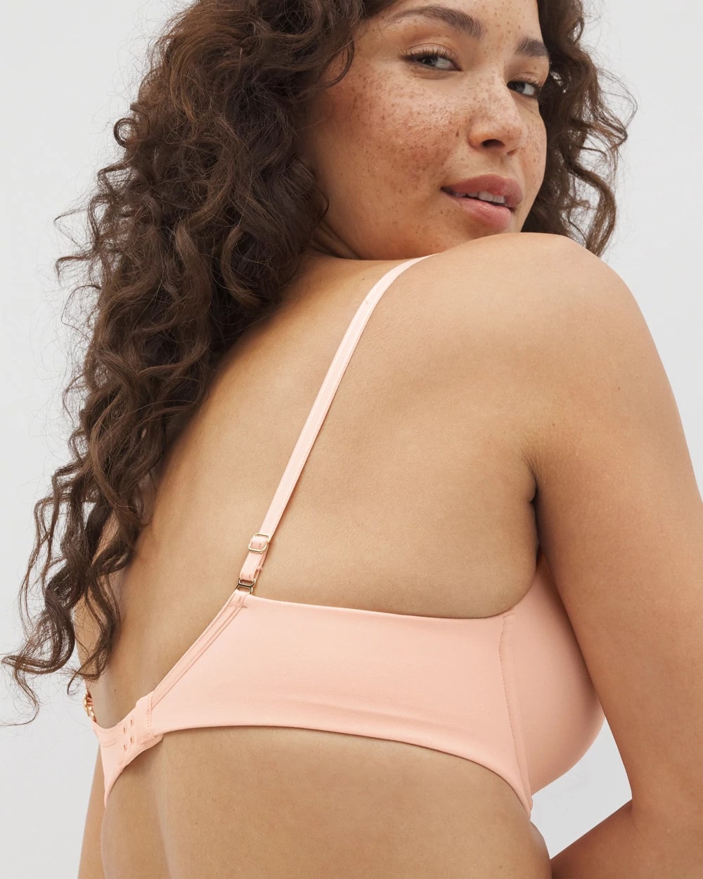 Embraceable Perfect Coverage Bra with Crochet Lace - PEACH PARFAIT | Soma Women