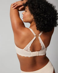 Push-Up Plunge Bra with Lace - PALE SAND | Soma Women