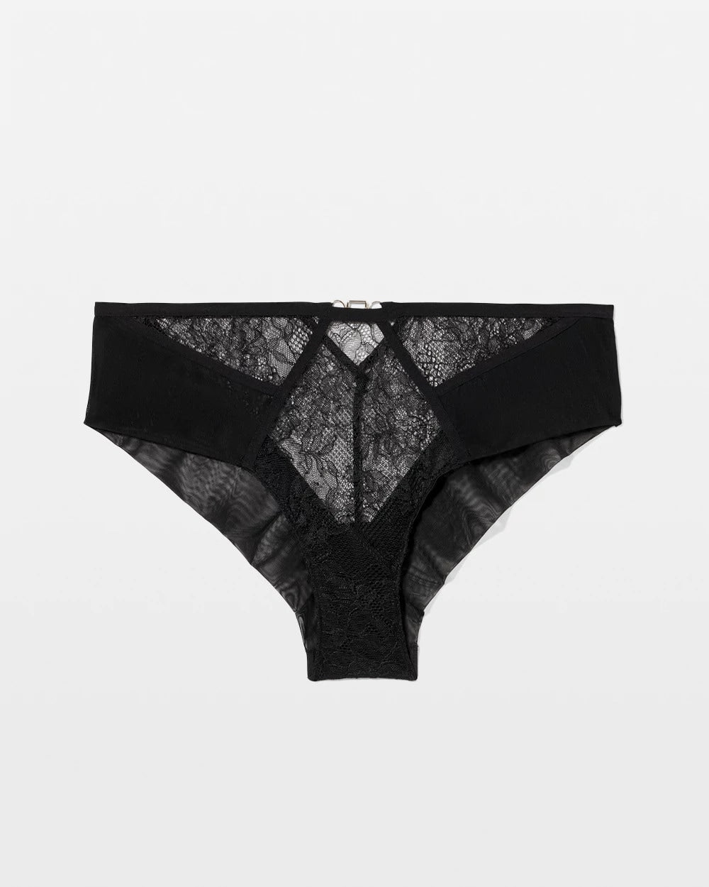 Sheer Glam Cheeky Panty - BLACK | Soma Women