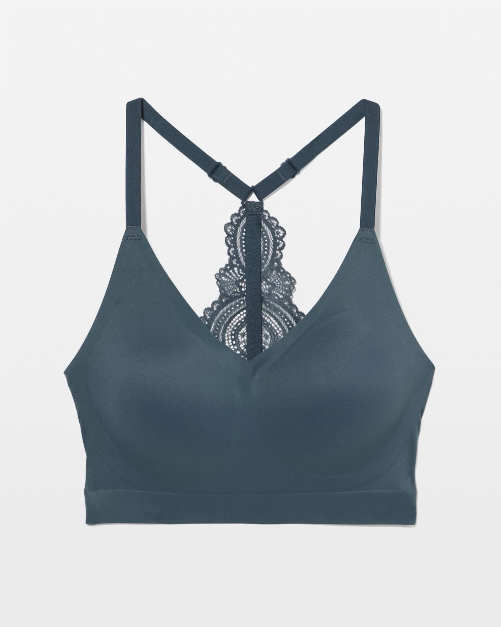 Racerback Bralette with Lace Back - PETROL | Soma Women