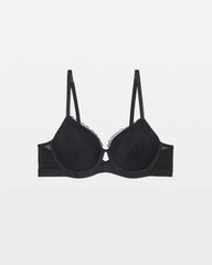 Perfect Coverage Bra with Lace - BLACK | Soma Women