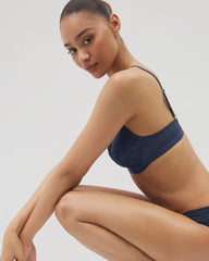 Perfect Coverage Bra with Lace - NIGHTFALL NAVY | Soma Women