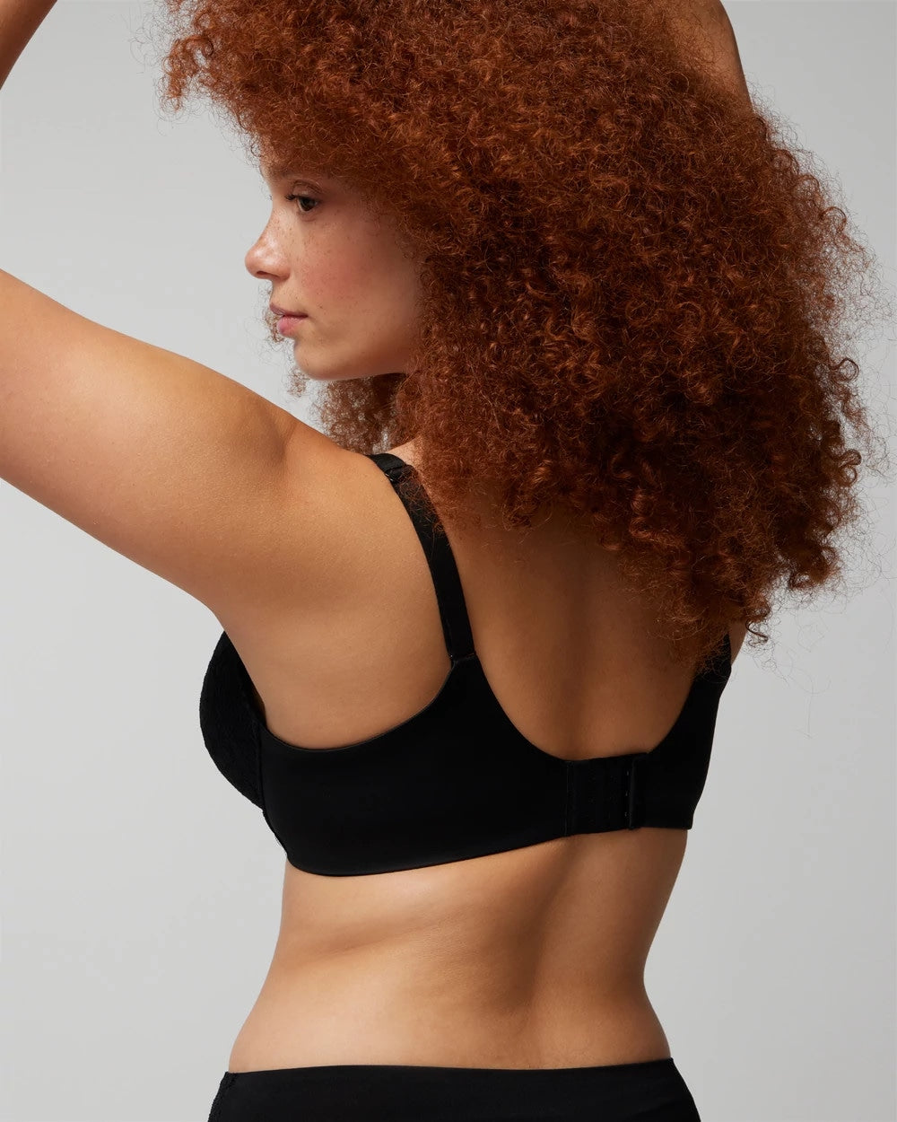 Push-up Plunge Bra with Lace - BLACK | Soma Women