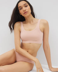 Seamless Rib Bralette - HUSH | Soma Women