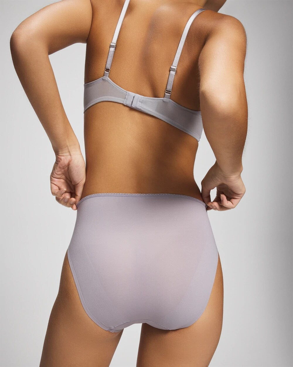 High-Leg Panty with Sensuous Embroidery - MOONSTONE | Soma Women