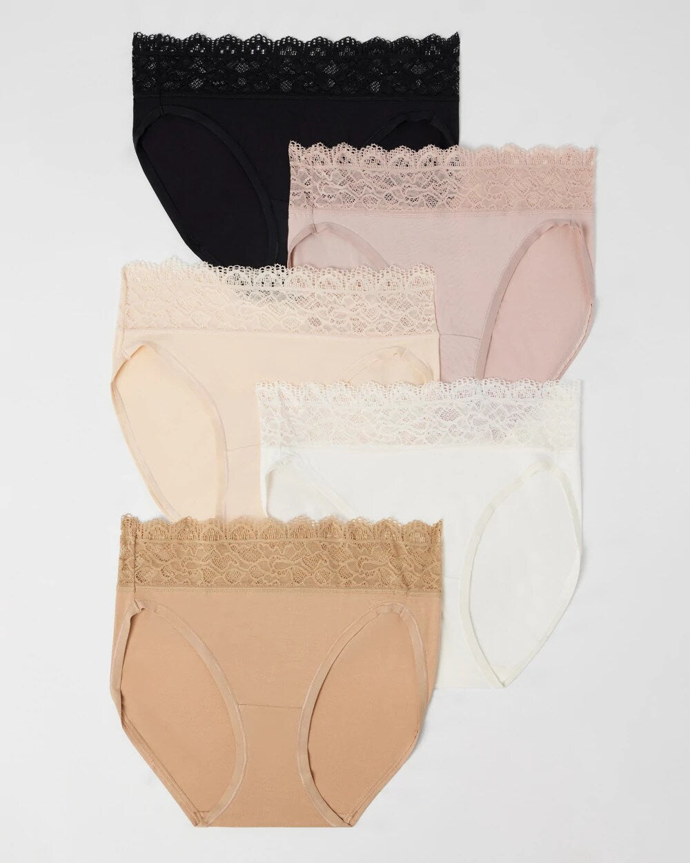 High-Leg Panty with Super Soft Enchanting Lace 5 pack - BASIC MULTI PACK | Soma Women