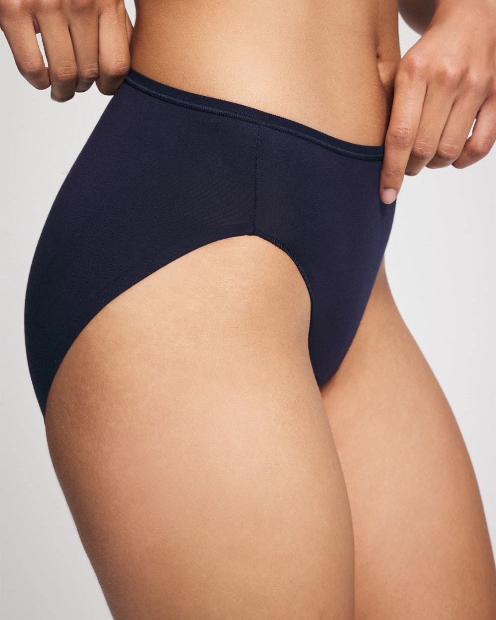 Cotton High Leg Panty - NIGHTFALL NAVY | Soma Women