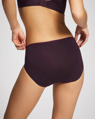Cotton High Leg Panty - PLUM PERFECT | Soma Women