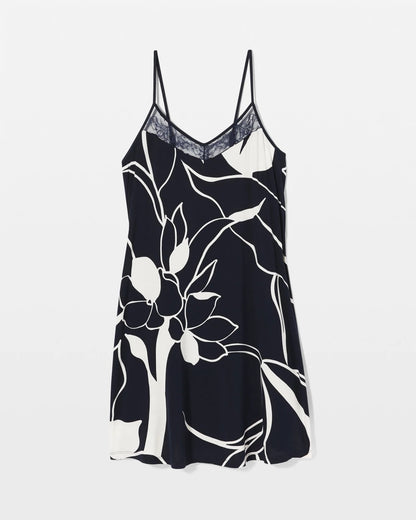 Lace Chemise - NOUVEAU FLORA NAVY | Soma Women