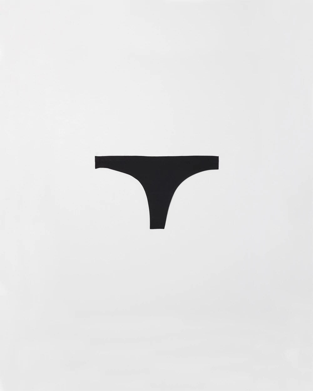 Soft Stretch Thong Panty - BLACK | Soma Women