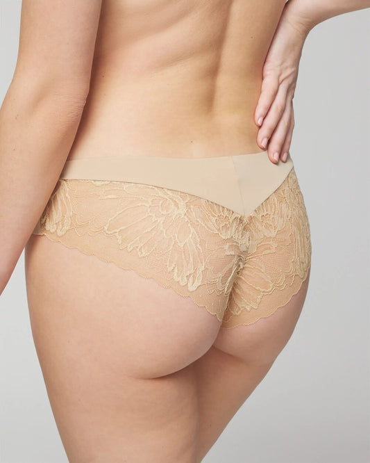 Cheeky Hipster Panty with Lace Back - WARM AMBER | Soma Women