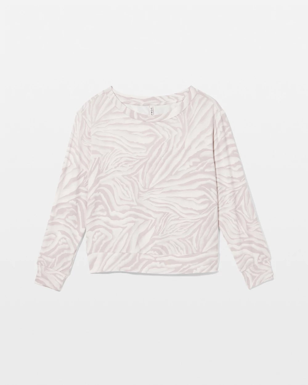 Long-Sleeve Pajama Top - ZEBRA ZEN GRAY GLASS | Soma Women