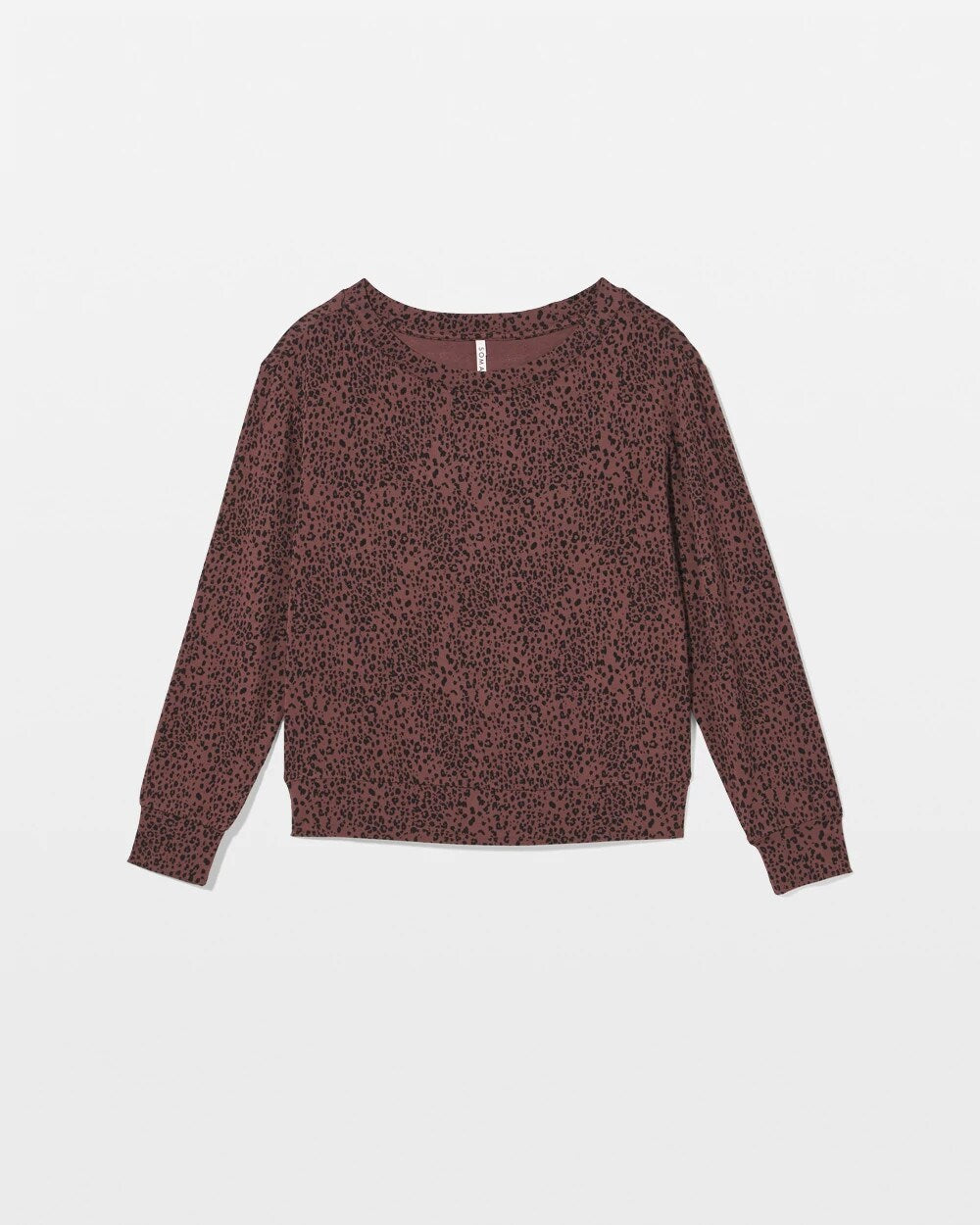 Long-Sleeve Pajama Top - HOT SPOT MOCHA | Soma Women
